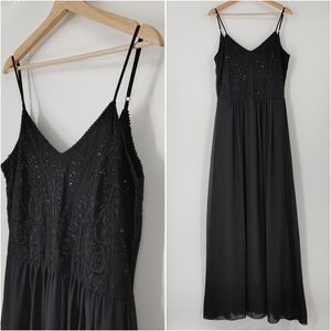 Molly Bracken Beaded Chiffon Gown